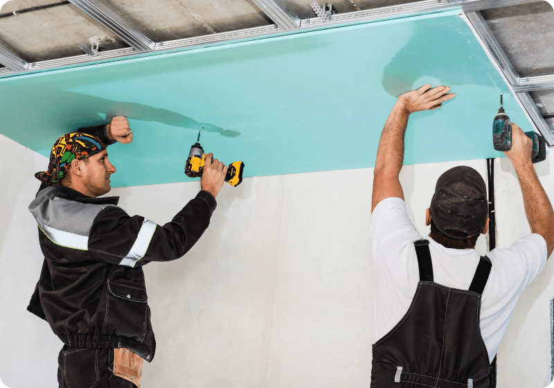 Civil Works – Gypsum, Painting, Tile Works